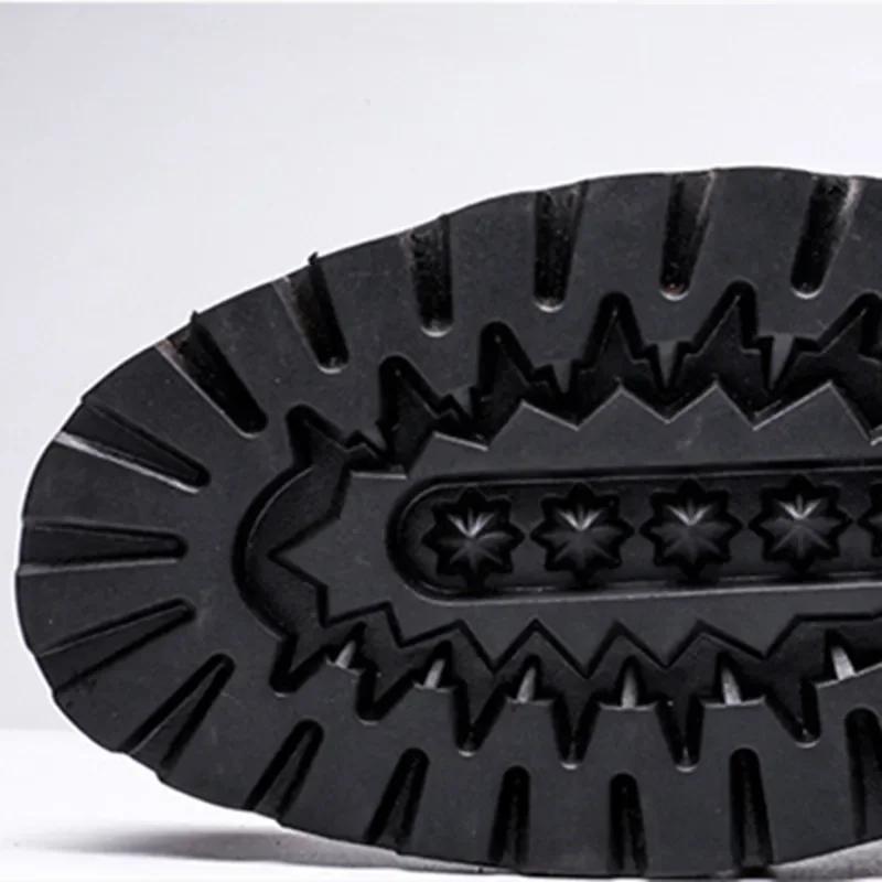 Мужские зимние кожаные мужские ботильоны, повседневная обувь для активного отдыха, легкие дизайнерские мужские теплые рабочие ботинки, классические ботинки ручной работы 2024