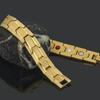 4 в 1 магнитный браслет для мужчин и женщин роскошный золотой цвет 316L нержавеющая сталь ширина 13 мм на цепочке на руку ювелирные изделия аксессуары