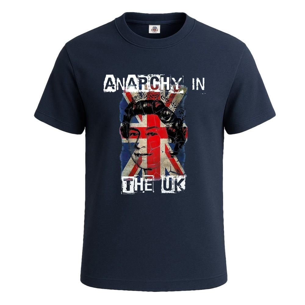Anarchy in the uk mens punk rock clash union tshirt for mens novelty tee top