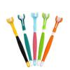 Soft Silicone Multi-Sided Chew Toy Dogs Cats With Brush Head Design - 3-in-1 Dental Care In Assorted Colors
