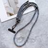 8mm Thick Phone Lanyard Adjustable Crossbody Rope Charm with Tether Tab,Total Length: 140cm