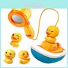 Игровой набор для купания с водяным колесом и фигуркой утенка для малышей