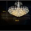 Led Crystal Lamp Cozy Bedroom Lamp European-style Living Room Chandelier Romantic Dining Room Lamp Study Lamp