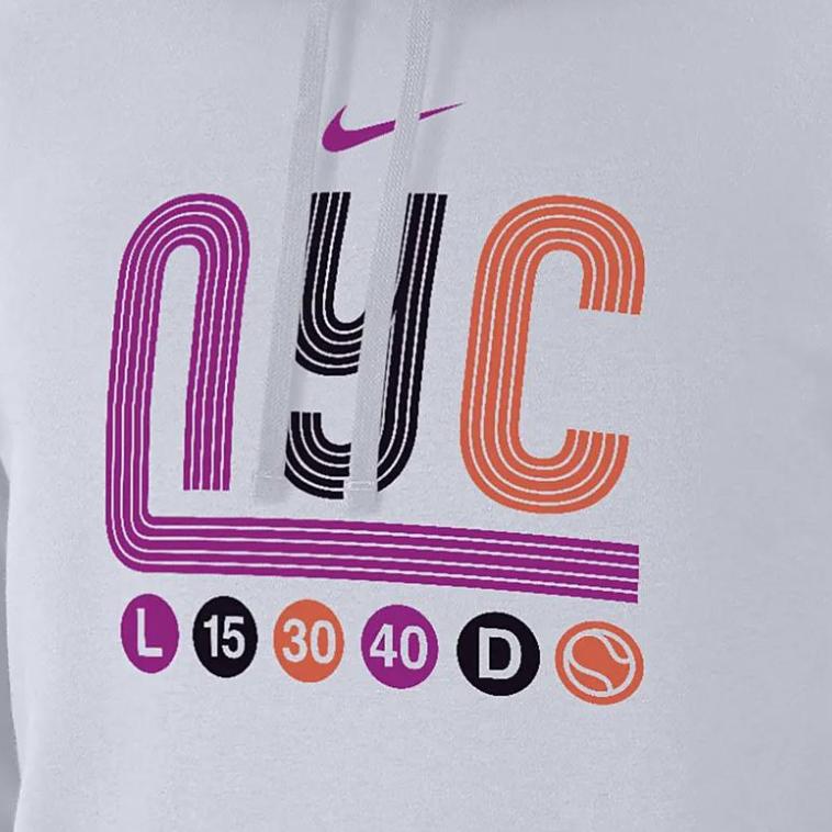 Nike Мужская толстовка для тенниса Белая M31777TN627-10A