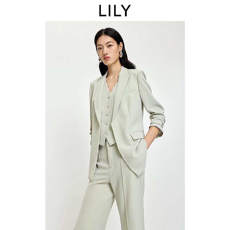 LILY Women's Loose Fit Suit Jacket