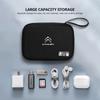 Travel Digital Charger Data Multi-Function USB Cable Storage Bag For Citroen C4 C3 C5 C1 C2 C6 VTS C4L DS3 DS4 DS5 Grand zm1