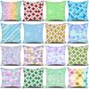 Mermaid Themed Party Decorations Cushion Cover Colorful Fish Scales Square Pillow Covers Home Decor Throw Pillow Case for Couch