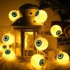 150CM Halloween Fun Light String Portable Pumpkin Skeleton Head Home Bar Decoration LED String Light Home Halloween Party Decoration