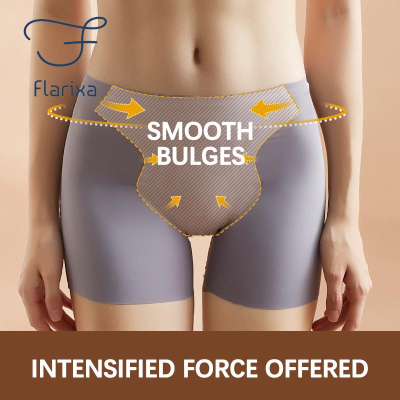Flarixa Волшебные компрессионные штаны со средней талией, женское нижнее белье, трусики с контролем живота, нижнее белье для тренировок на талии, милые трусы для девочек, трусы