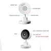 360° WI-FI камера Беспроводная камера HD 1080P IP-камера Домашняя камера безопасности Двусторонняя аудио камера ночного видения CCTV