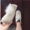 Order A Size Up Rabbit Ears Soft Snow Boots Women Winter Warm Plush Ankle Booties Female Fashion Slip On Cotton Shoes