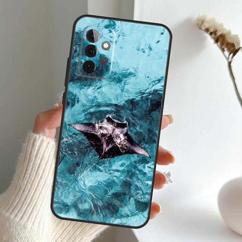 Чехол для телефона Animal Manta Ray для Samsung Galaxy A51 A71 A12 A22 A32 A52 A72 A13 A23 A33 A54 A53 A34 A73 A21S A52S