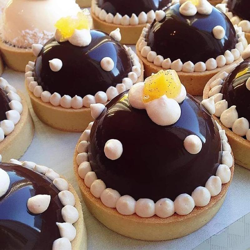 12Pcs Oval Round Muffin Tart Rings Stainless Steel Porous Tart Ring Perforated Cake Mousse Mold Cookies Cutter Pastry Quiche Mold Tool