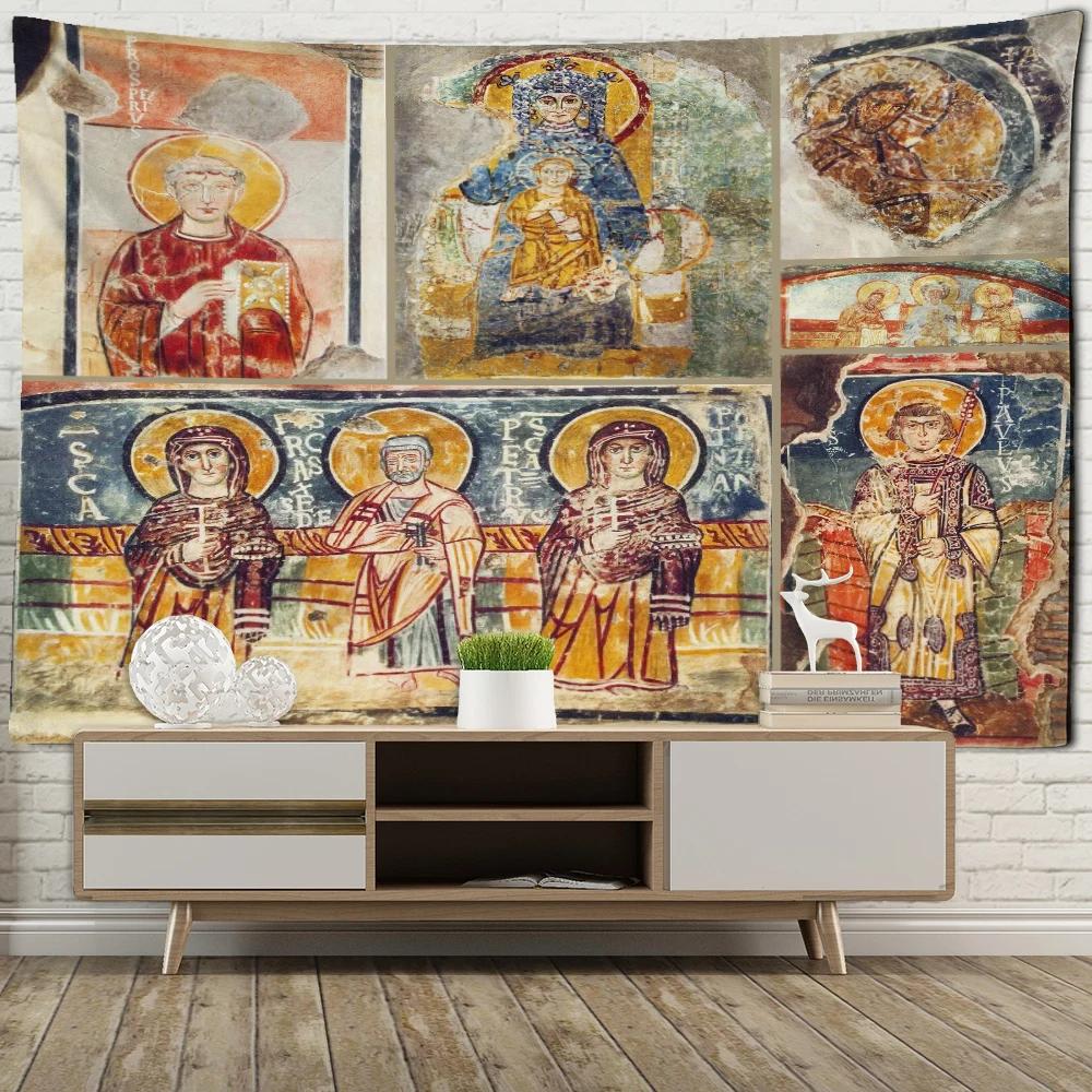 Imperium Romanum картина гобелен короля Юстиниана династии ретро настенная ткань настенные гобелены в стиле бохо домашний декор настенная художественная роспись макраме