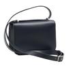 Tory Burch Eleanor Logo Leather Shoulder Bag Small Women shoulder bag Navy-Blue 164828-400