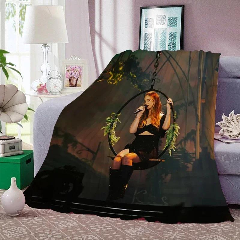 Digital Print Bed Blanket Sofa Winter Warm A-Lana Del A-Reys Fleece Camping Nap Fluffy Soft Blanket Microfiber Bedding King Size