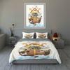 Animal-filled ark Bedding Duvet cover sets Duvet covers Pillowcases gifts (1 * Duvet Cover 2 * Pillowcases, without duvet insert)