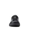 [Clarks] Кожаные кроссовки Kitna Low Натуральная кожа Удобные для ходьбы Черная кожа 24,0 см