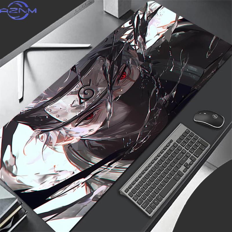 Large Mouse Pad Naruto Kakashi Hatake Lockedge Large Gaming Accessories Computer Gamer Keyboard Mouse Mat Desk Mousepad For Gift