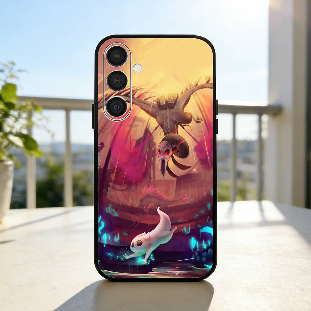 R-Rain World K-Kanxy Game Phone Case For Samsung A73,A21s,A22,A31,A32,A52,A53,A71,A80,Soft Black Shell