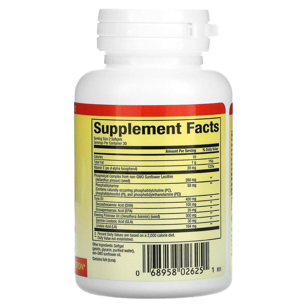 Natural Factors PS - IQ Memory, 60 Softgels