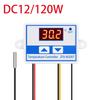 ZFX-W3007 Батарейный термостат DC12V 120W Прецизионный регулятор температуры Микрокомпьютерный переключатель контроля температуры для нагрева охлаждения