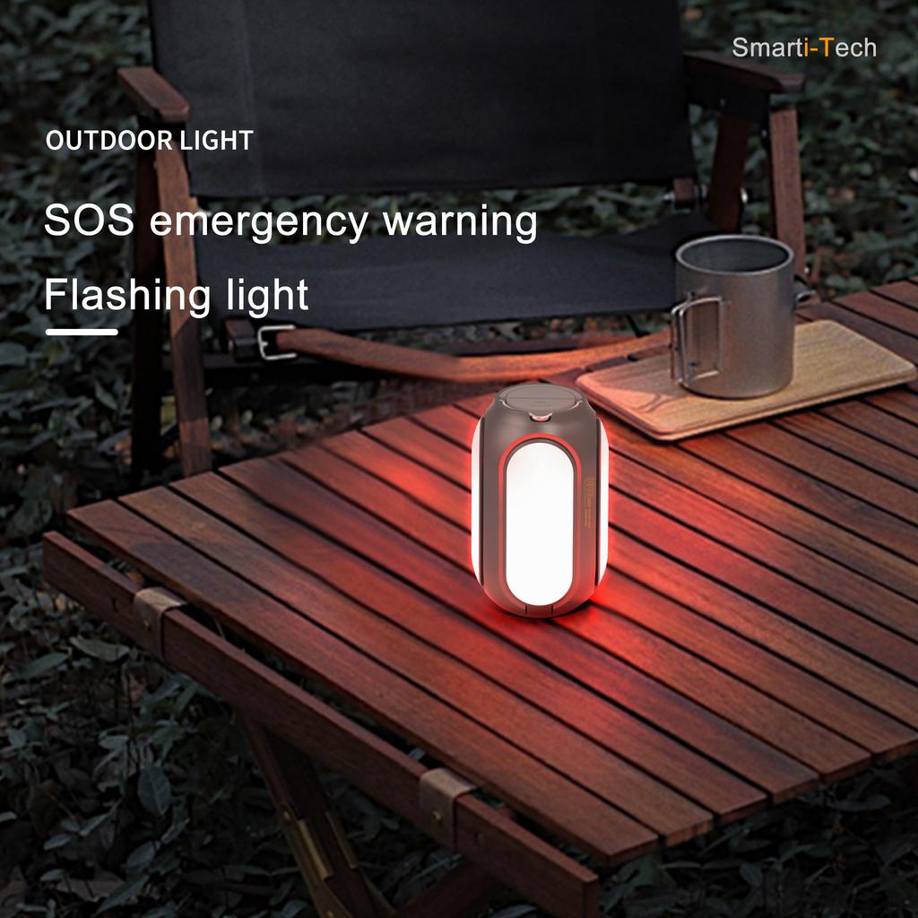 Wireless Waterproof Outdoor LED Lights With Torch and Emergency SOS Light and Power Bank Tent Lantern Camping Lamp