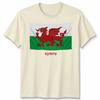 Уэльс Cymru Валлийский Флаг Унисекс Футболка Патриотическая Одежда с Валлийской Гордостью