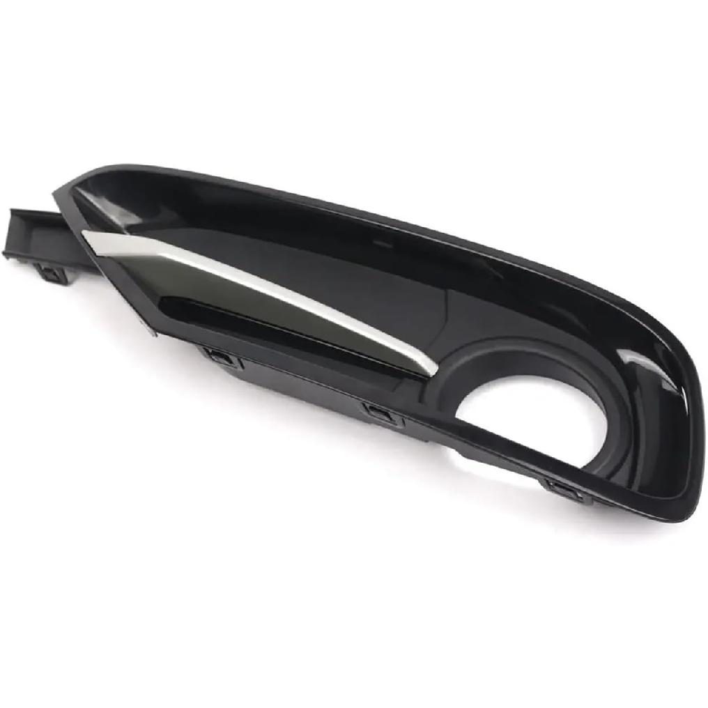 Левая Правая Передняя Бамперная Крышка Противотуманной Фары Решетка Решетка с Хромированной Отделкой, Совместимая с BMW 3 Серии F30 F31 11-17 51117300737 51117300738(Правильно)