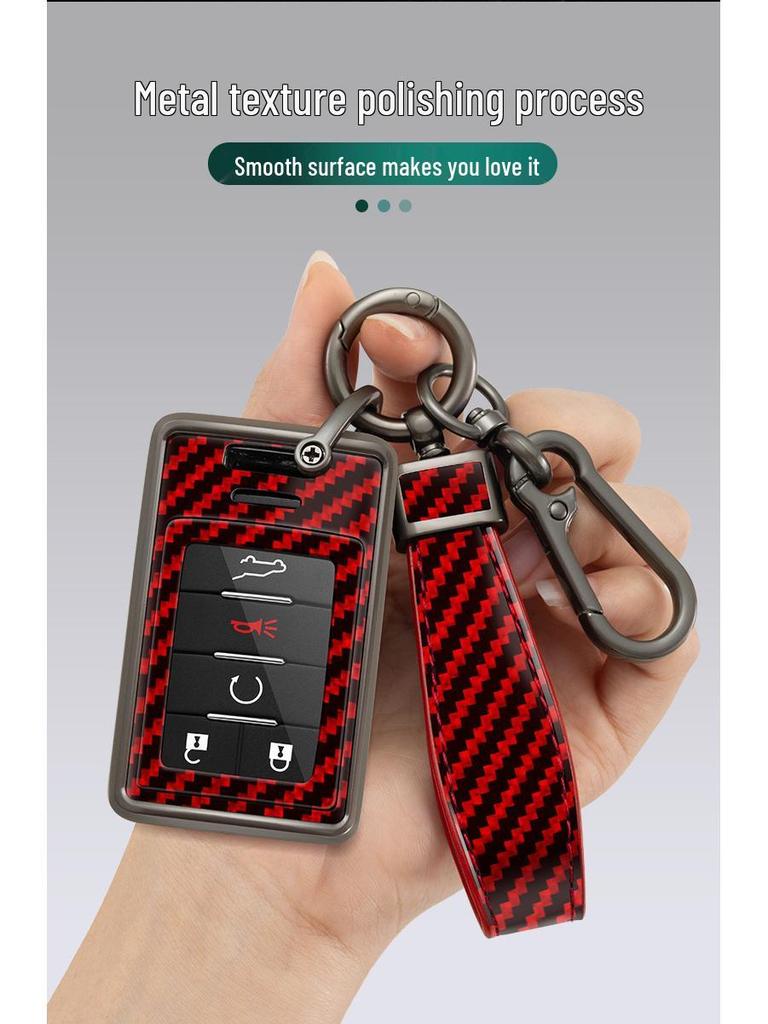 Премиальный чехол для ключей для Cadillac XTS, SLS, Seville, CTS, SRX, Escalade, ATS - Мужской роскошный аксессуар