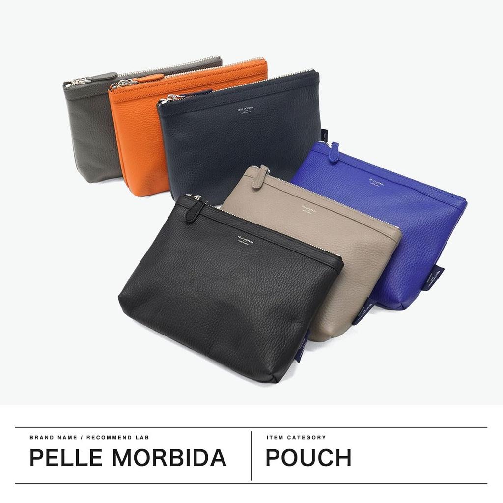 PELLE MORBIDA Cinque Terre BERNY x PELLE Pouch BNCT011 Orange