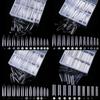 Nail Art Tips - 240-Piece Box, Long Denim, Ballet, Trapezoidal & Oval False Nails