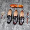 Модные кожаные туфли Monk Strap для мужчин, большие размеры, лоферы в британском стиле, повседневные туфли на плоской подошве для вечеринок и клуба 2024, новинка Zapatos Hombre