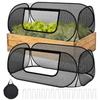 Insulated Plant Cover Pop Up Plant Netting Clear PVC Plant Protector Cage  Vegetable Beds
