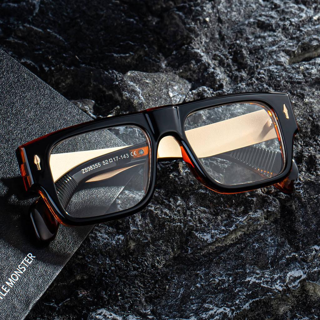 Модные квадратные очки для чтения оверсайз для мужчин, блокирующие синий свет, очки в металлической оправе, трендовые оптические очки для пресбиопии от 0 до +6.0