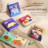 Неразрушимая детская тканевая книга для детей от 3 до 12 месяцев: 3D, Звук, Игрушка для раннего развития