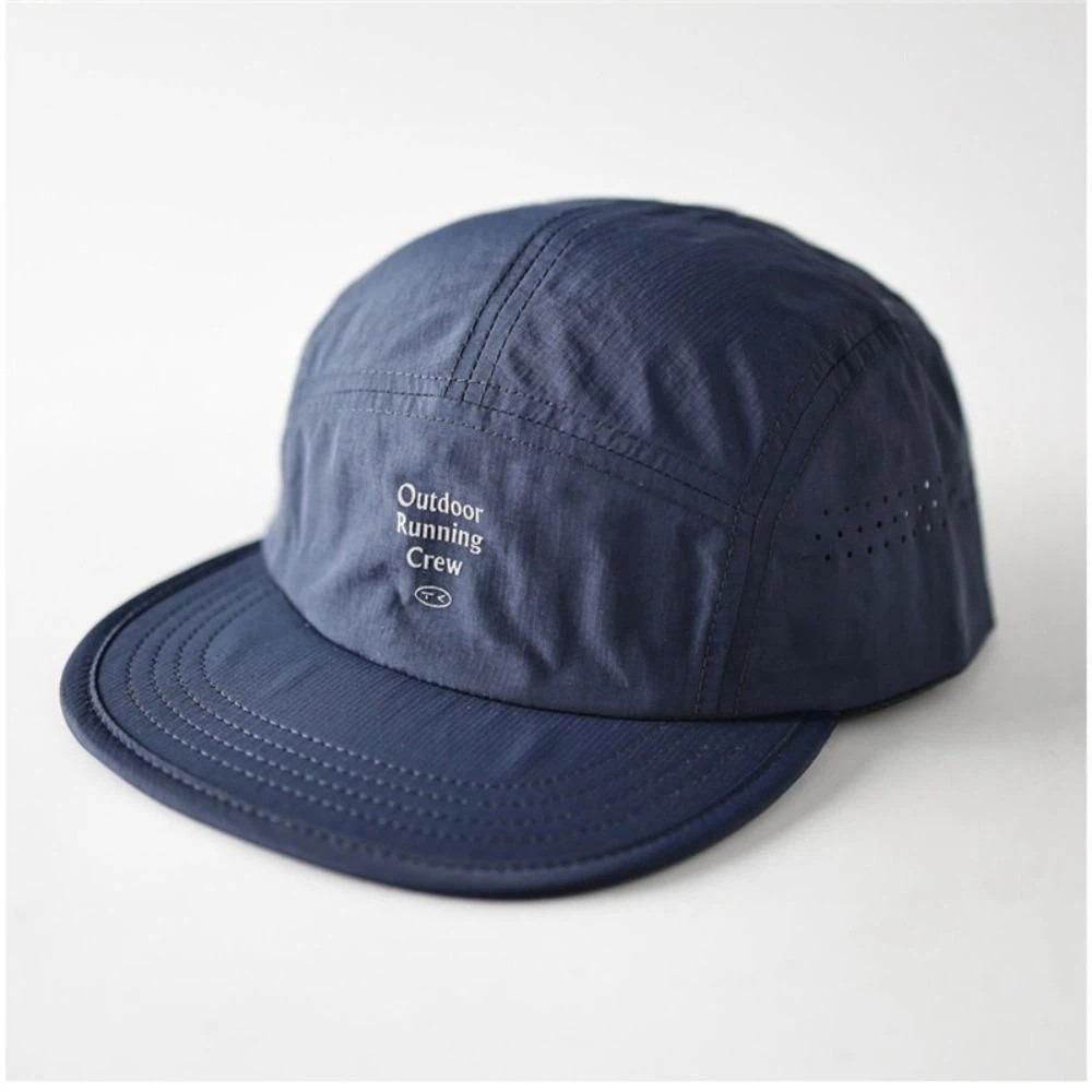 Embroidered Letter 5 Panel Baseball Cap Contrast Color Sun Hat Casual Sports Cap Unisex