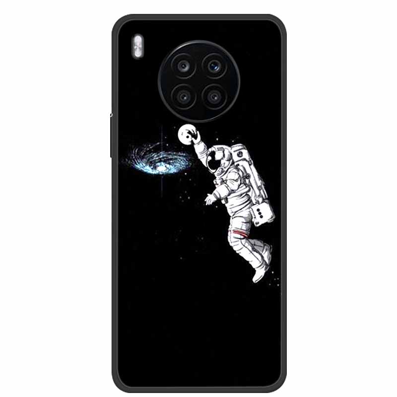 For Honor 50 Lite Case Shockproof Soft silicone TPU Back Cover For Huawei Honor 50 Lite Phone Cases Honor50 Lite Cute Cartoon