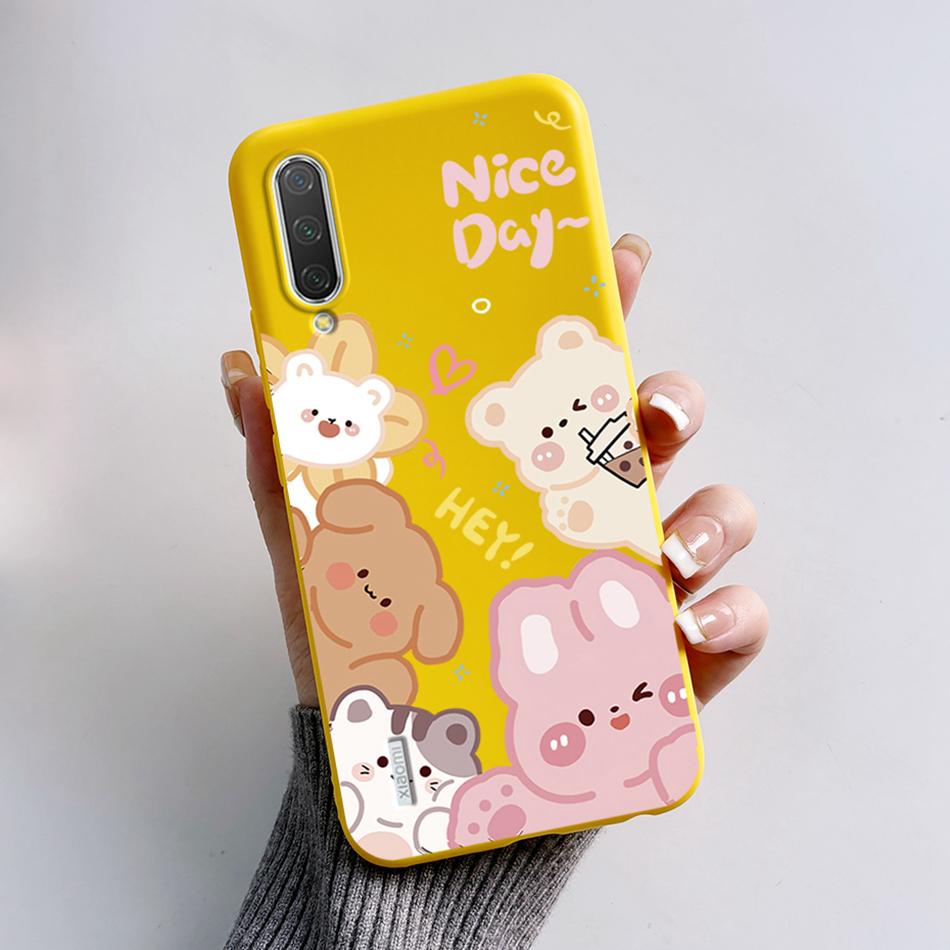 Чехол для Xiaomi Mi 9 Чехол на заднюю панель Mi 9 Lite Мультяшный Тонкий Мягкий Силикон Funda для Xiaomi Mi 9 SE Mi9 Mi 9Lite Mi 9SE Ударопрочный Capa