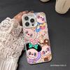 Подходит для Apple 16promax головной убор Labu чехол для мобильного телефона 15plus мультяшный 14 цветной серебристый IMD13 внешняя торговля 12