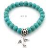 1Pcs Fashion Turquoise Bracelet Bohemian Turquoise Bead Bracelet