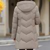 Plus Size XL-6XL Middle Age Women's Winter Jackets New In Coats Elegant Loose Thick Warm Long Parkas Female Outerwears