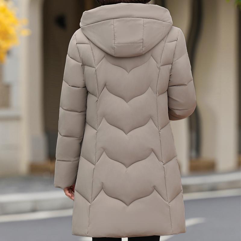 Plus Size XL-6XL Middle Age Women's Winter Jackets New In Coats Elegant Loose Thick Warm Long Parkas Female Outerwears
