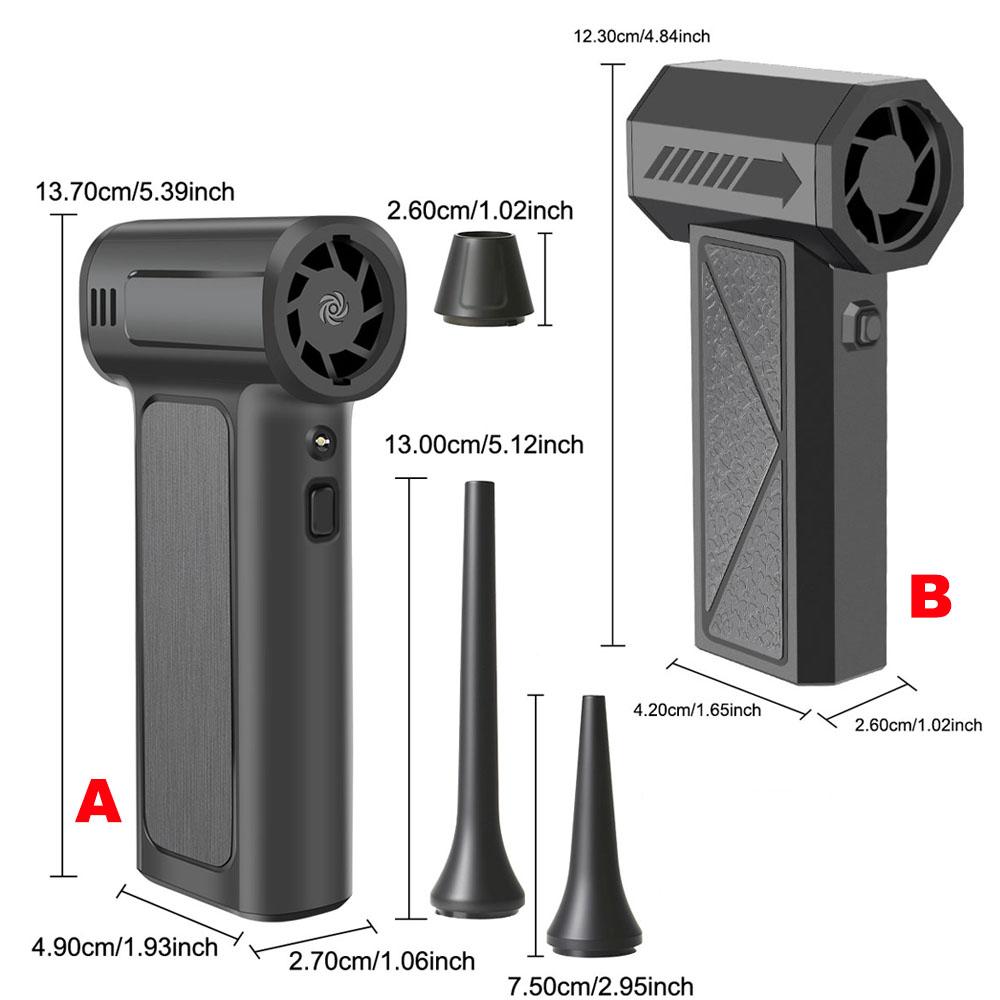 Strong Blowing 130/150,000RPM Turbo Jet Fan For Household Clean Brush Air Duster BBQ Air Blower Car Pillow Mat Inflator Air Pump