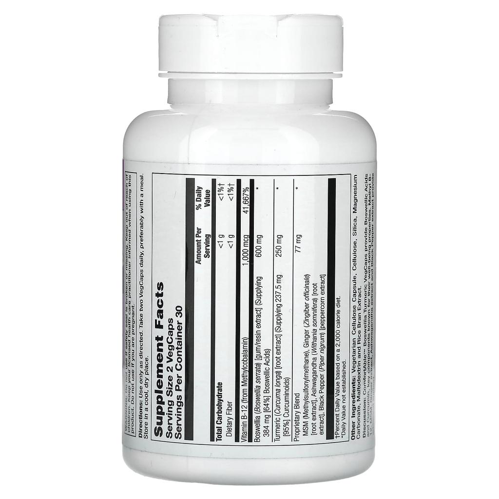 LifeTime Vitamins Комфортный, Босвеллия Куркума, 60 Вегетарианских Капсул