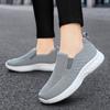 Женские туфли весна новые мягкие подошвы не устают, одна педаль матери обувь летать плетение дышащие и легкие полиуретановые повседневные туфли