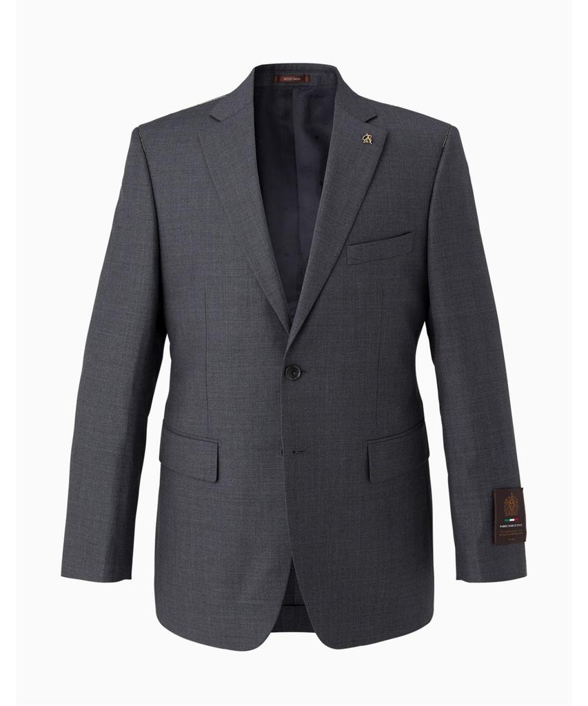 Brunobaffi 100% Wool Gray Basic Suit Jacket_Mangaxs2151