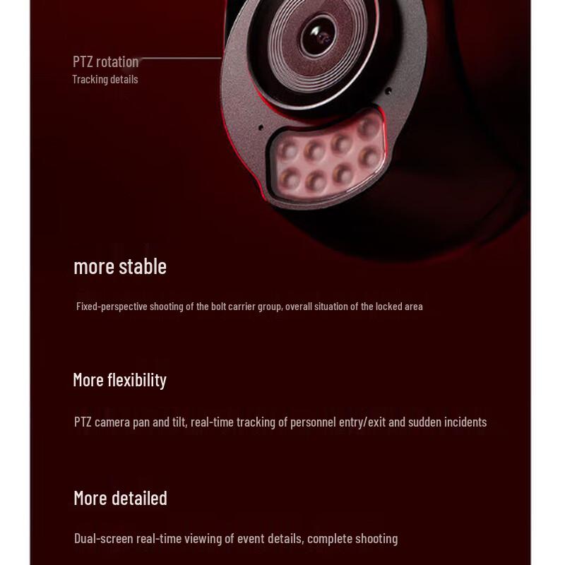 Mercury MIPC528PW Dual-Lens POE Outdoor Security Camera CN plug (adapter included)