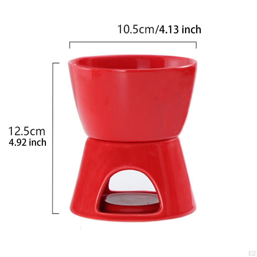 Шоколадный плавильный горшок 300 мл Ужин Карамель Масло Подогреватель Юбилей Плавитель Растопить