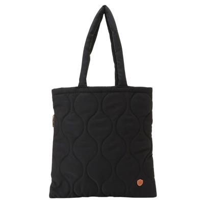Сумка-тоут Chiemi Sacs, Стеганая, Простая, Формат А4, Ошикацу, 2504-6228, Черный